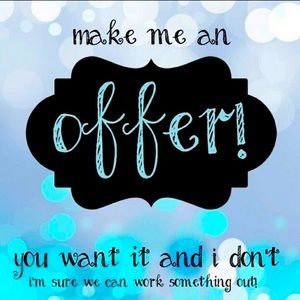 All reasonable offers accepted!